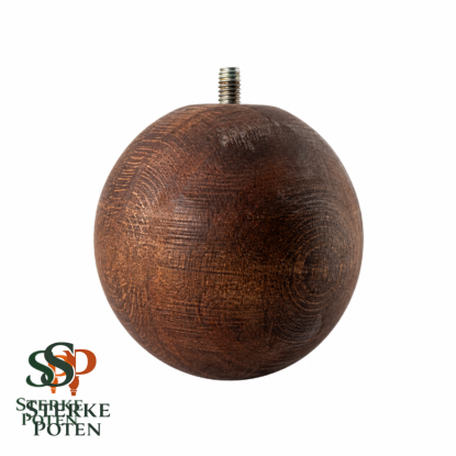 Houten bolvormigepoot -9cm- beukenhout